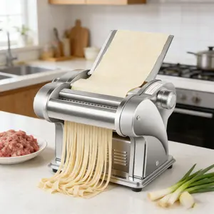 Electric Noodle Dough Roller 8 Adjustable Thickness Settings for Dumpling Pasta home essentials