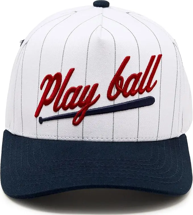 Embroidered Baseball Hats Baseball Mom Hats Play Ball Hat Sports Mom Cap CC Beanie Hat Pinstripe Hats Mom Hats