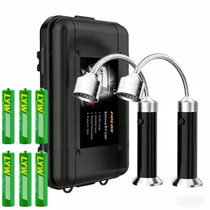 9LED Flexible Hose Flashlight - Magnetic Bendable Work Light for BBQ, Repair, Job Site & Outdoor Emergency Lighting | Hands-Free Utility Torch