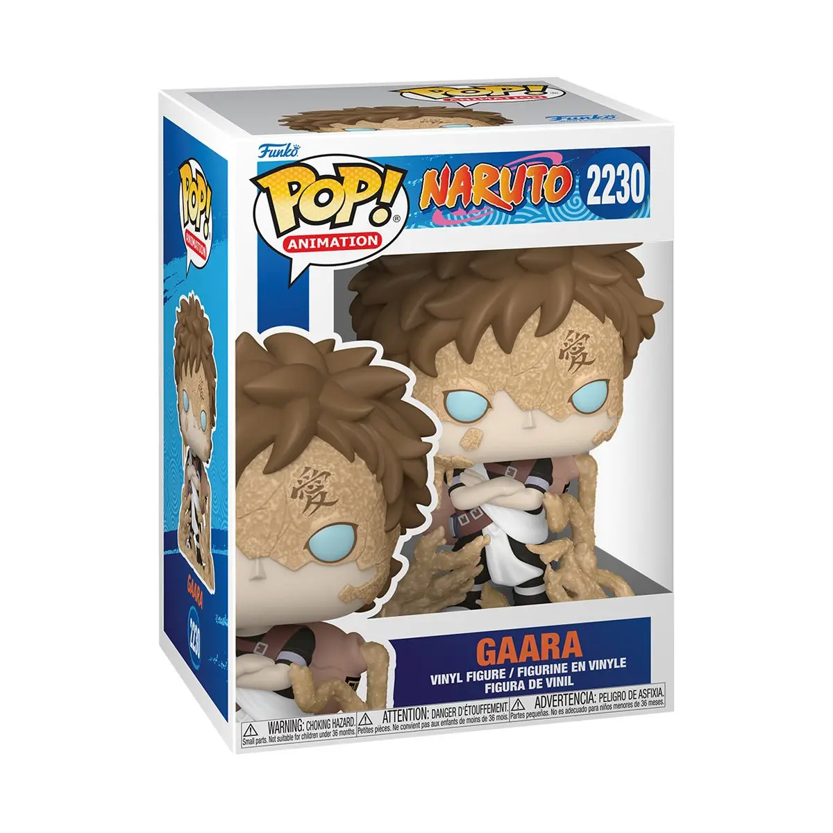 Funko Naruto Gaara Character Art Collectible Vinyl Figure #2230, Collectible Items for Entertainment Figurine Enthusiasts