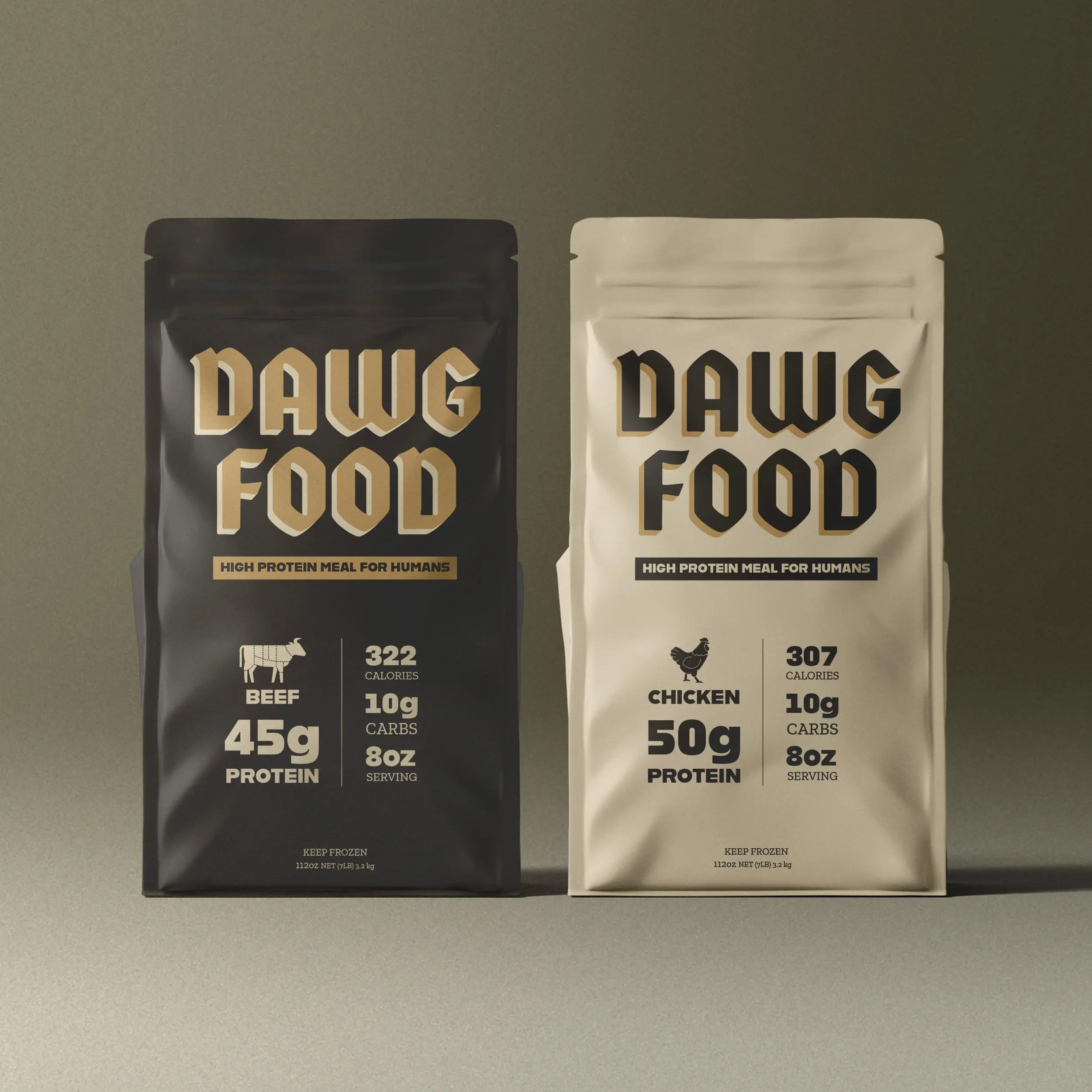 Dawg Food - Real Protein for Humans [COMBO Beef+Chicken]