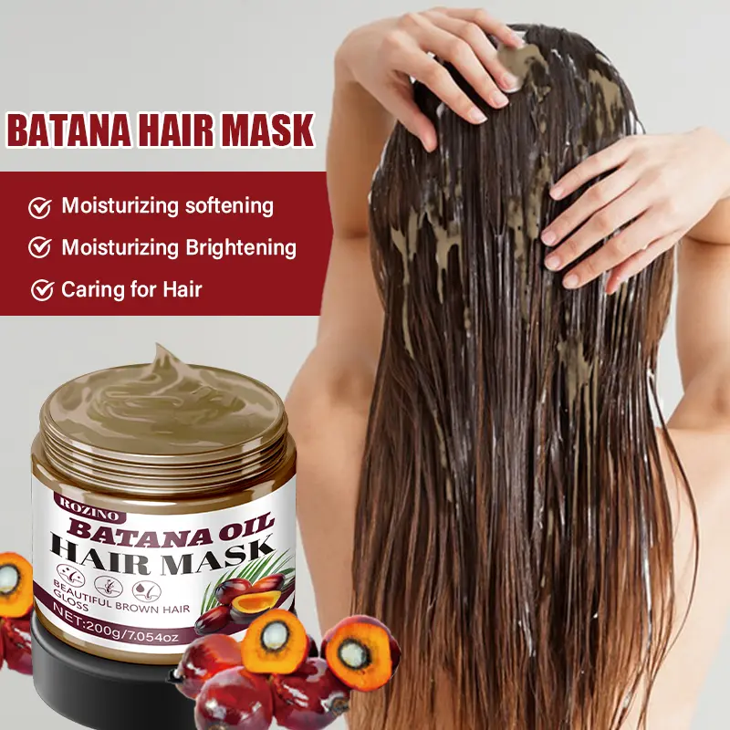 200g Batana Oil Hair Mask, moisturizing and repairing, improving frizz, making hair shine with a charming brown luster, deeply nourishing and rejuvenating health and vitality