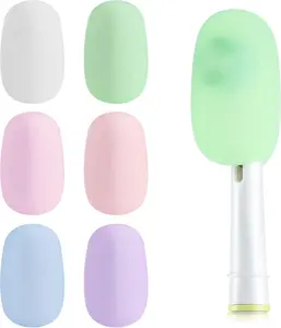 6 Packs Silicone Toothbrush Covers,