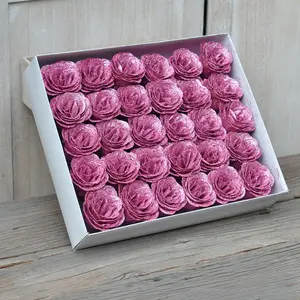 Artificial Roses, 30pcs/box Shinny Fake Rose Flowers, DIY Decorative Flower for Wedding Birthday Festival Party, Gifts for Women, Glitter Roses Bouquet