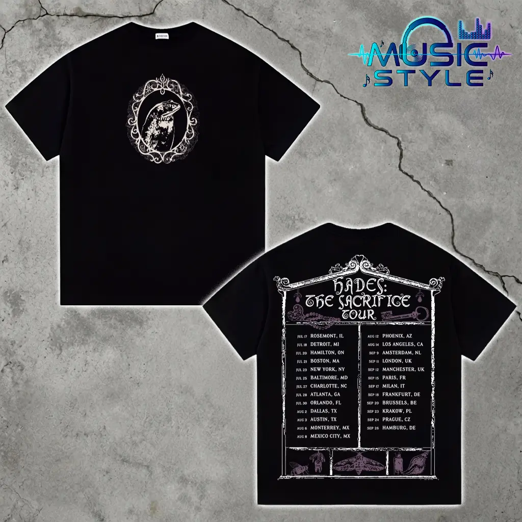 Melanie Martinez - Hades: The Sacrifice Tour 2026 Premium Cotton T-Shirt Graphic Alternative Pop Melanie Martinez Fan Merch Gift For Music Lover,Vintage Fan Merch for Music Lovers S–5XL