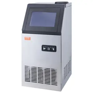 VEVOR Commercial Ice Maker Freestanding Cabinet Machine 80lbs/24H 36 Ice Cubes