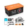 【toolupgrade】VEVOR 48V (51.2V) 105Ah LiFePO4 Golf Cart Lithium Battery, 48V Compatible, 200A Max Discharge BMS, LCD Monitor, Mobile App, 600A Peak Current, 20A Fast Charge Charger, 4000+ Cycles, IP65, LiFePO4 Cells for Golf Carts