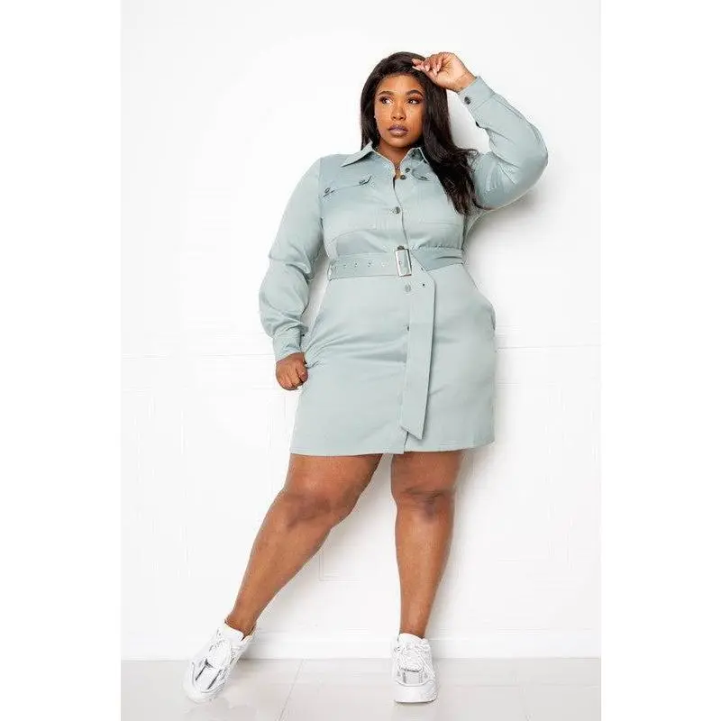 Mint Jacket Dress