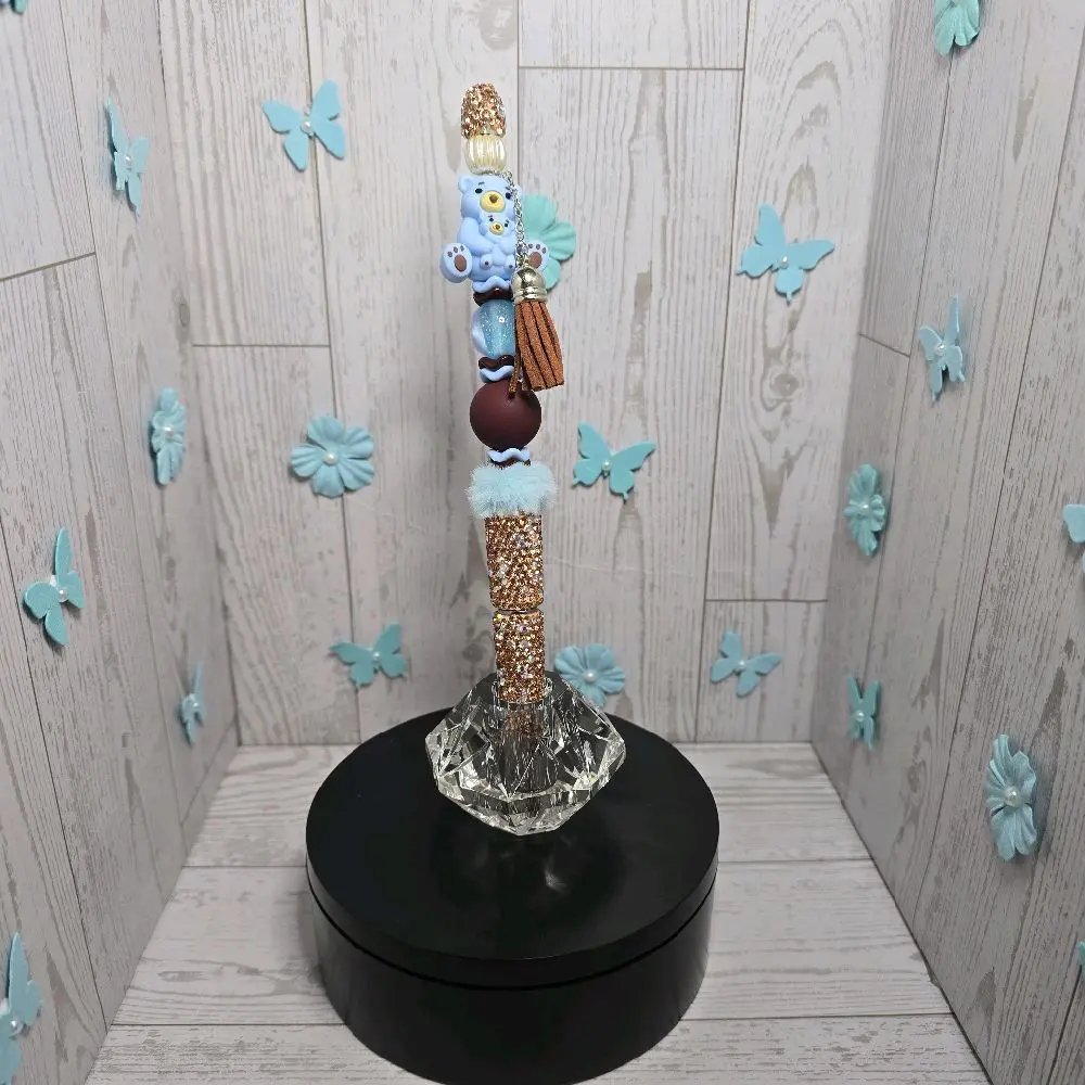 Cute teddy bear glam pen