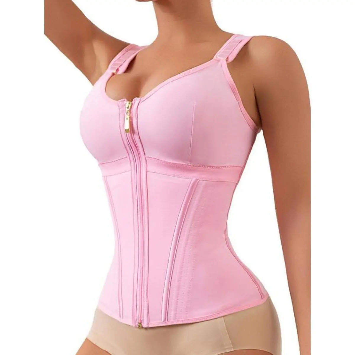 Tummy Control Waist Pink Trainer Waist Shapewear for Women Tummy Control Waist Trainer Corset  main image 2