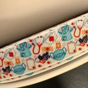 6/8" NURSE Grosgrain Ribbon 100-Yard Roll