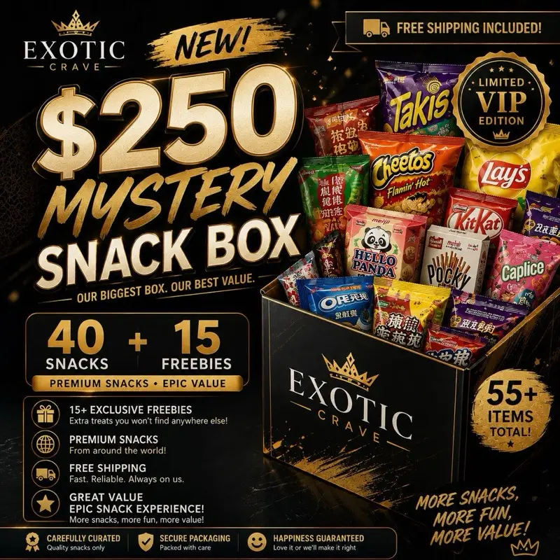 Exotic Crave $250 Premium Snack Box
