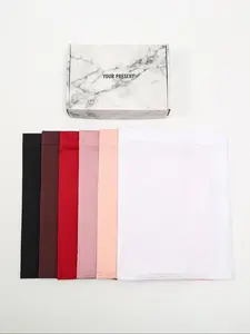 6pcs Inner Hijabs Box, Women's Solid Color Hijab, Soft & Comfortable, Elegant Modest Hijab for Daily Wear, Perfect Holiday Gift, Modesty