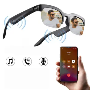 Smart Glasses with Bluetooth, UV & Blue Light Protection, Hands-Free Video Recorder for Travel, Sports, Outdoor Use, Glasses for Android & iOS, Wireless Audio Glasses