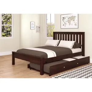 Contempo Mission Cappuccino Bed with Twin Trundle