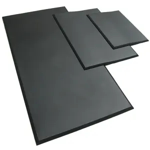 Rubber-Cal "Comfort Cloud" Foam Anti-Fatigue Mats - 5/8" thick Black Rubber Mats