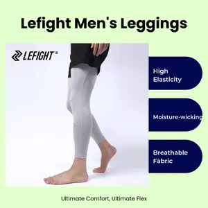 The Perfect Fit You Didn't Know You Needed. Lefight Men's Athletic Base Layer - 4-Way Stretch Gear for Training & Basketball