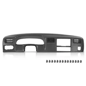 Dash Cluster Radio Bezel Trim Panel Dark Gray Fit For 1999-2004 Ford F250 F350