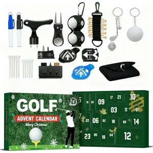 Golf Advent Calendar 2025 for Men - 24 Day Christmas Countdown Calendar with GolfBalls, Tees, Ball Markers |   Unique Holiday Gift for Dad, Husband, Boyfriend & Golf Beginners