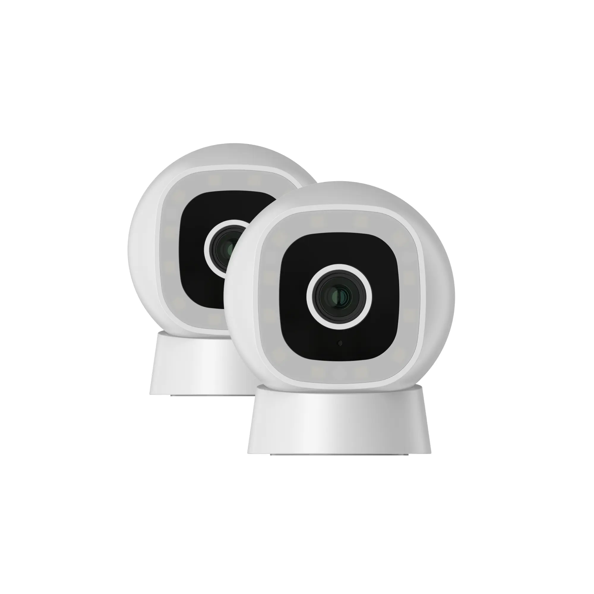 Luna Snap Cam (2-Pack) - 2K Indoor/Outdoor Security Cameras for Home with Color Night Vision, AI Motion Detection, Two-Way Audio, IP65 Weatherproof, Home Surveillance Monitoring, 2.4GHz WiFi