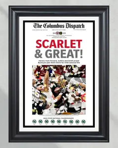 2025 Ohio State Buckeyes CFP Champions "Scarlet and Great" Commemorative  Newspaper