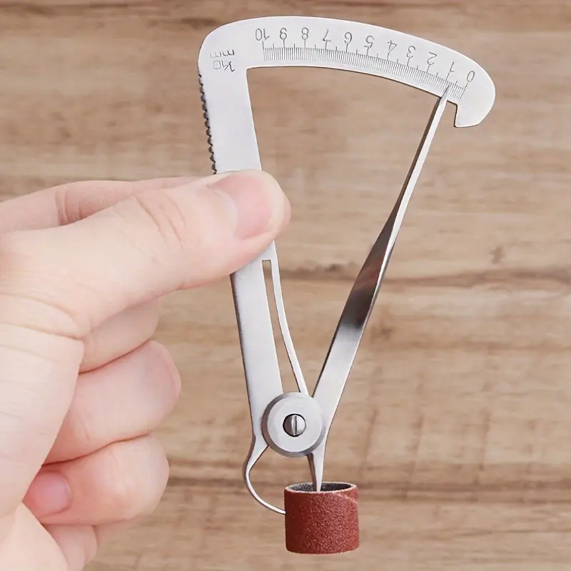 2pcs Measuring Tape Metal Vernier Caliper Laboratory Wax Thickness Gauge