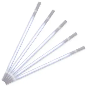 Blinkee  White Glow Drinking Straws - Pack of 25
