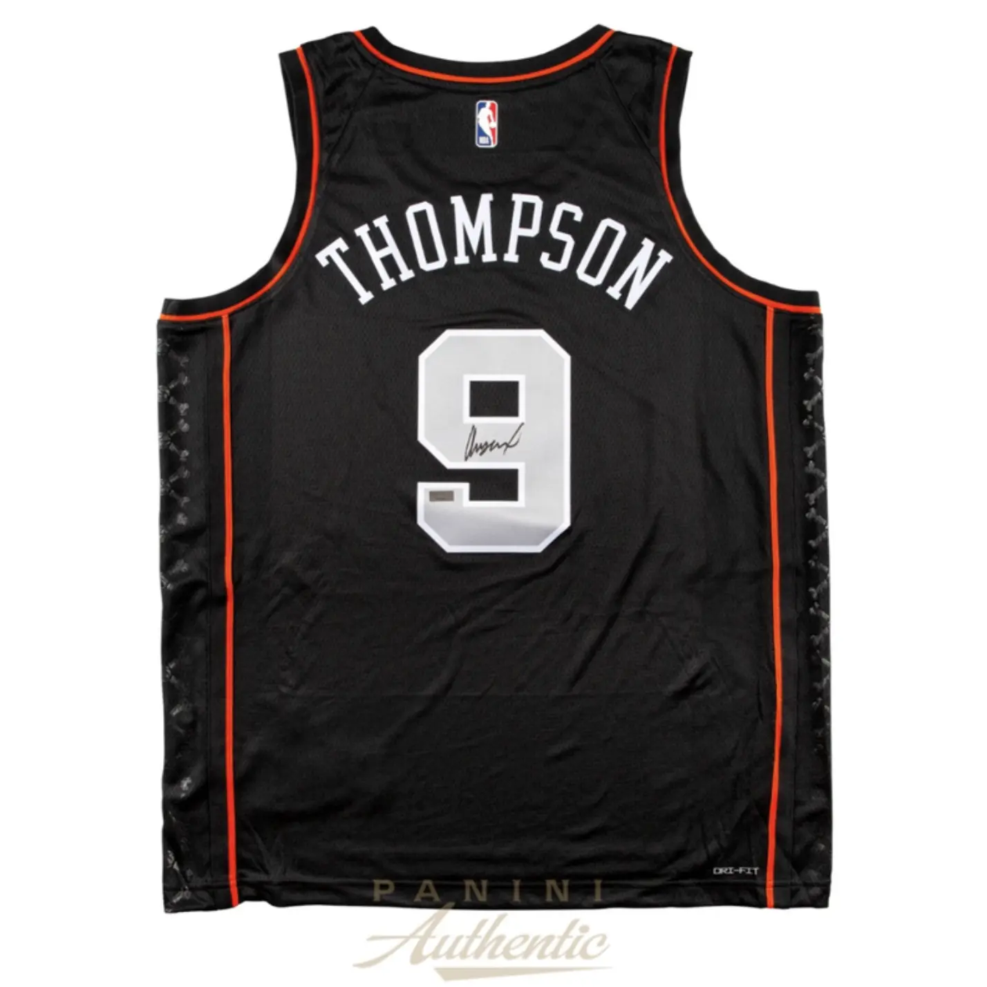 Ausar Thompson Autographed Detroit Pistons City Edition Swingman Jersey Panini
