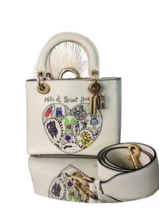 Pre-owned christian dior Italy Crossbody Bags Christian Dior. Limited Edition Medium Lady Dior