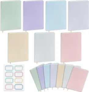 Jumbo Stretchable Book Covers 7PCS Reusable Fabric Book Covers with Label 9x11in Pastel Girls Protective Sleeve for Hardcover Book Textbook Cover for School Fits Most Book Sizes Up to 10x12.5in