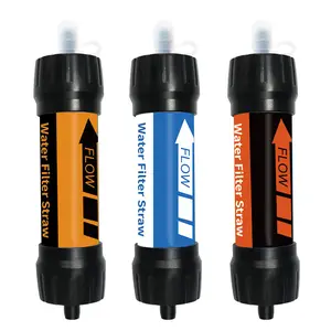Outdoor Water Filter Straw Ultrafiltration Portable Emergency Survival Gear Camping Hiking Travel Water Purification System