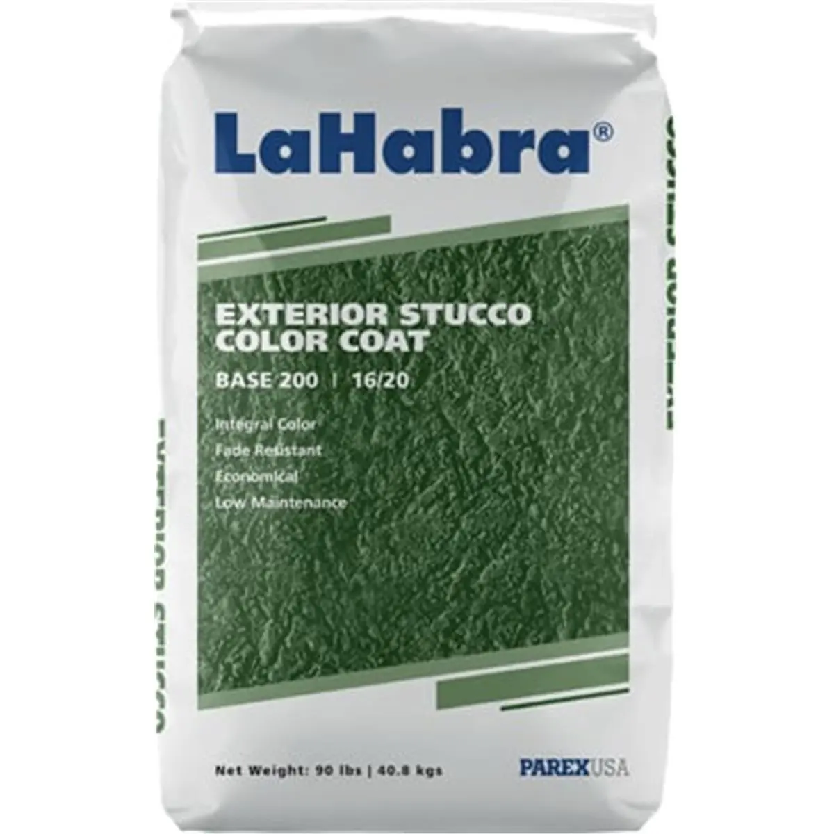 212 MAIN Parex 1230 90 lbs. Exterior Stucco - Grey, Portland Cement, Fade-Resistant, Lasting Finish, Bagged Mix Required