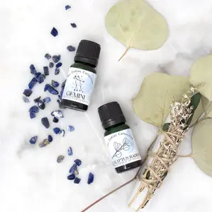 Gemini Essential Oil Set- The Zodiac Collection, Aromatherapy Astrology Solution