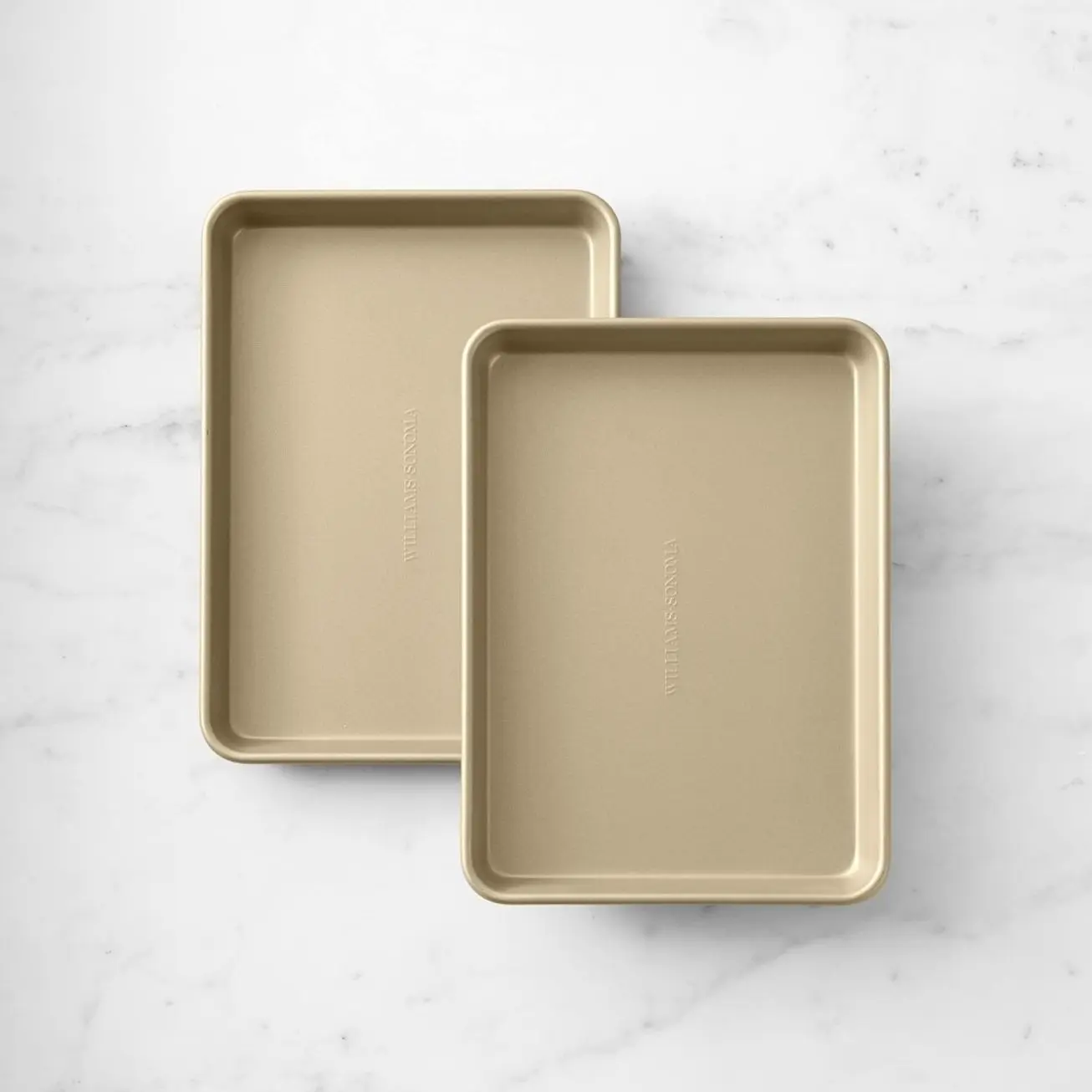 Williams Sonoma Goldtouch Pro Nonstick Steel Quarter Sheet Bakeware Pans, Oven-Safe, Set of 2