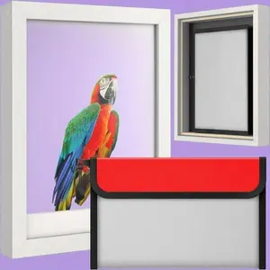 Hidden Safe Box with Fireproof & Waterproof Compartment, Secure Storage for Valuables, Mini Lock Box with Secret Space to Protect Cash, Money, Jewelry, White 5"x7" Home Security Organizer screws  solid  beam nail  guards container accessory door safety