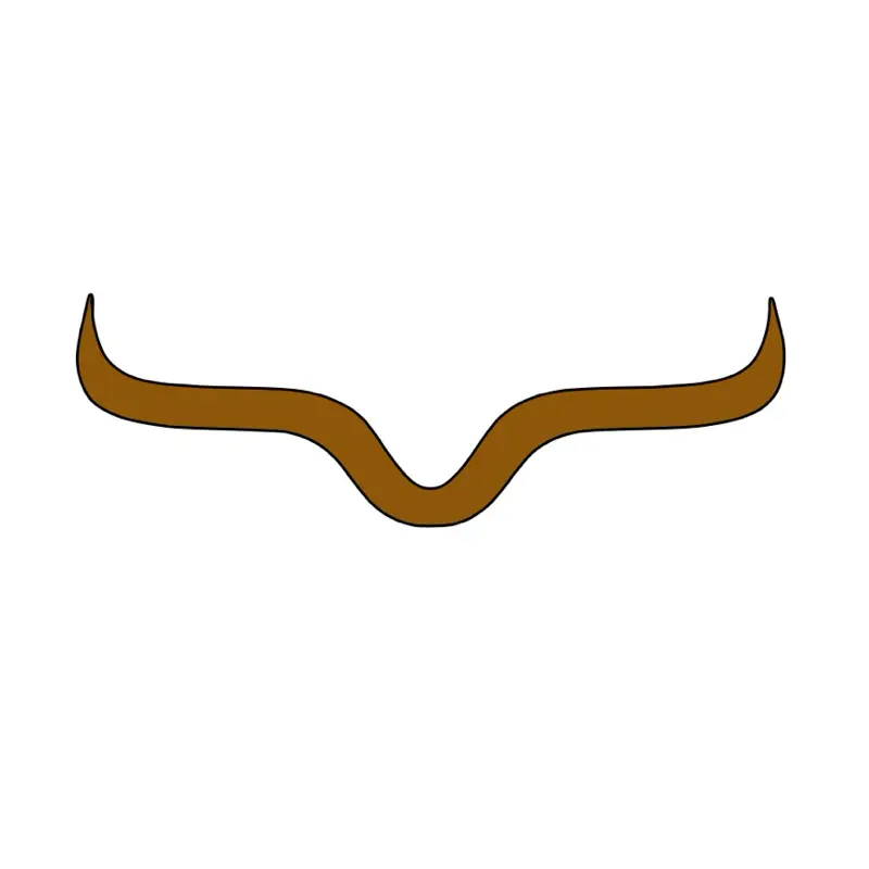 X2 USA longhorn bull cattle cowboy country vinyl car truck sticker window decal Vehicle Exterior Decoration