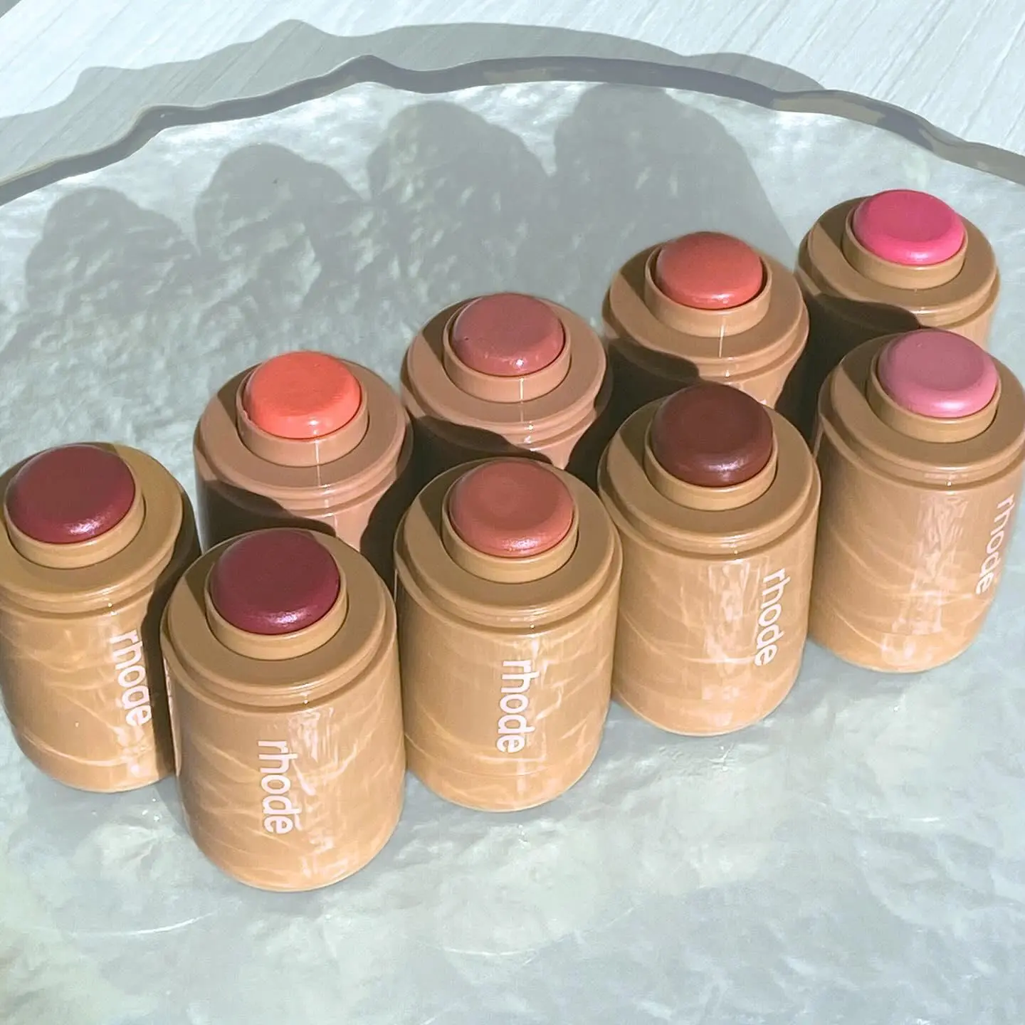 New Rhodeskin Pocket Blush StickLip Cheek Hydrating Stick Natural Rouge Powder Blusher Cream Lipstick Cheek Teacup Candy Apple Color 2026 for makeup