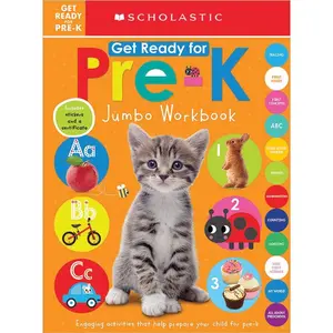 Get Ready for Pre-K Jumbo Workbook: Scholastic Early Learners (Jumbo Workbook) -- Scholastic - Paperback