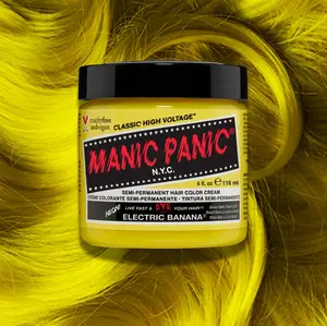 Electric Banana® - Classic High Voltage® Bright Neon Yellow UV Reacting Semi-Permanent Hair Dye