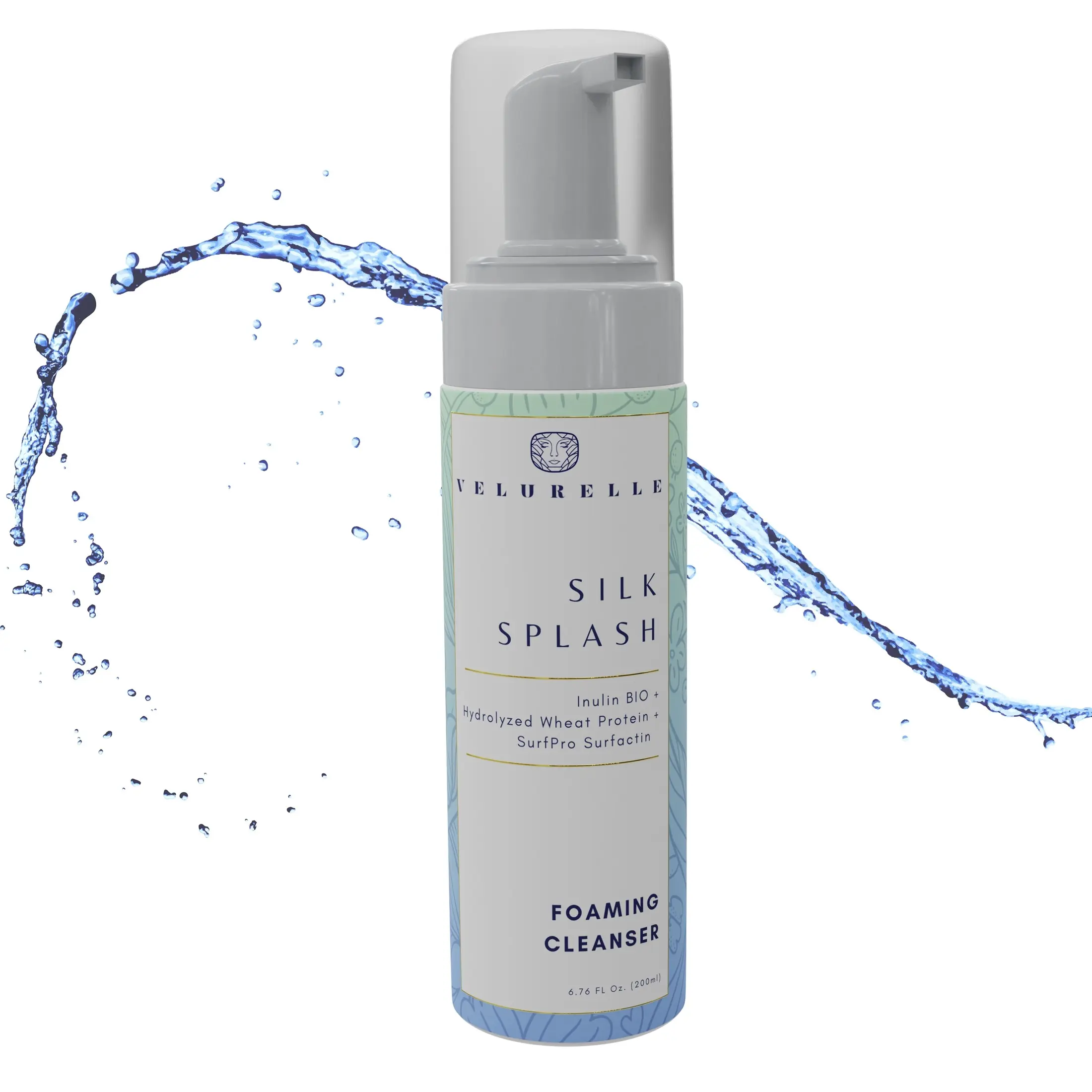 Velurelle Silk Splash Foaming Cleanser - Nutrient-rich Anti-Aging Pore Cleansing - Skincare, Facial facial care product facial cleansing Luxury Moisture