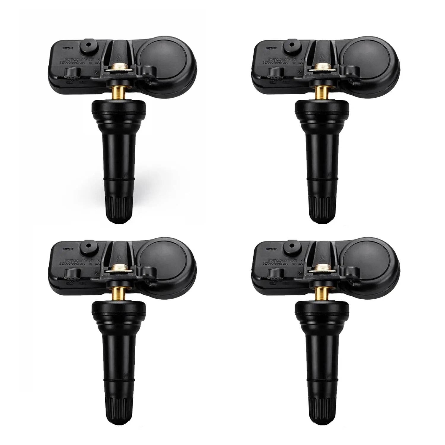 TPMS Sensor GM, 4 Pack 315MHz Tire Pressure Monitoring System Sensor Compatible for Chevy Silverado GMC Cadillac Buick, Replaces# 13586335 13581558 13598771 13598772