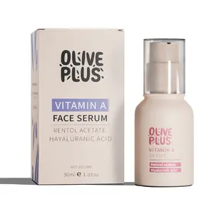 OLIVE PLUS Vitamin A (Retinol) Face Serum with Hyaluronic Acid & Niacinamide – Night Renewal (30ml)