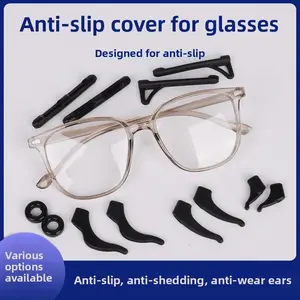 Anti-Slip Glasses Holder Ear Clips Sunglasses Fixer Temple Tips Reading Glasses Stand