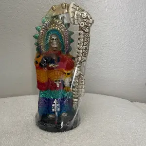 Azteca 10 Inch 7 Potencias Figurine with Vibrant Colors and Intricate Details