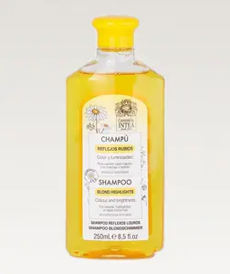Intea Champu Reflejos Rubios Blonde Highlights Shampoo for Natural Dye or Lightened Hair 250ml