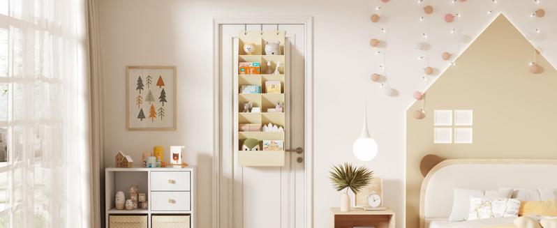 Lifewit Over the Door Shoe Organizers, Hanging Shoe Rack with 11 Pockets, 5 Layers Shoe Holder for Closet Door Storage