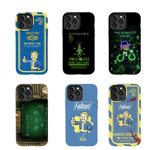Fallout Game Fan Art Phone Case Set (6 Designs),Suitable for iPhone 17/16/15/14/13/12/11 Pro Max/Plusand Samsung Galaxy S23-25, shock-absorbing