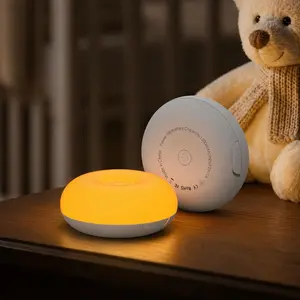 Night Light 1800K No Blue Light,  Night Egg Light for ,   Lamp with  Lock, Dimmable  & Flip Control, Rechargeable Bedside Light for