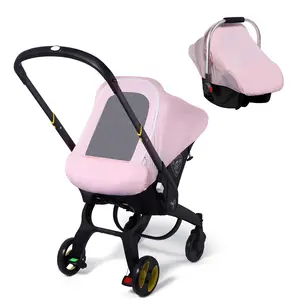 Car Seat Covers For  Cover Stretchy Carseat With Adjustable Breathable Mesh Window & Pocket Kick-proof Spring Summer
