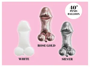 40" Foil Bachelorette Balloon funny party decor